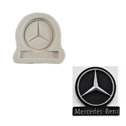 Szilikon Mercedes logo