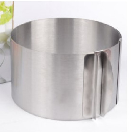 Adjustable cake ring: 16-30 cm, height: 14 cm