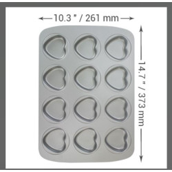 PME Szív alakú muffinsütő...