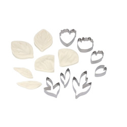 Peony cutter & veiner set of 13