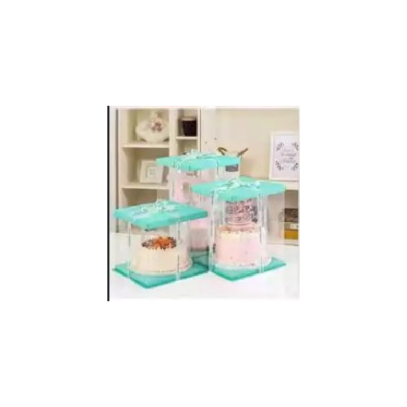 30x30x18 cm Transparent Cake Box