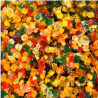 Candied mixed fruit cubes 200g