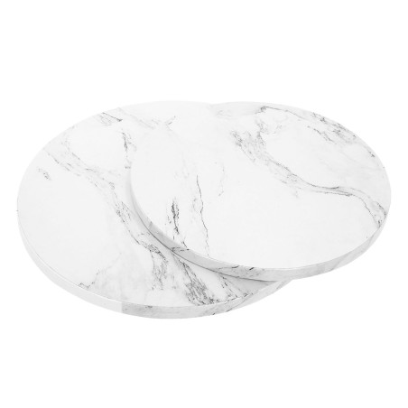 Tortadob Fehér márványmintás 30cm