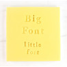 Fun Fonts - Cupcakes and Cookies Stamping Set