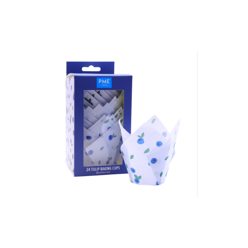 PME Mintás tulipán muffin papírok (24db/csomag)