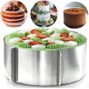 Adjustable cake ring: 16-30 cm, height: 14 cm