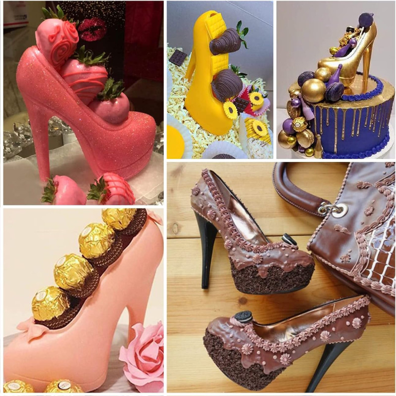 High-heeled shoes polycarbonate chocolate mold