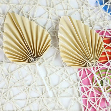 Palm leaves Paper Cake Topper 14cm
