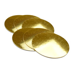 CM Tortakarton Tükörhatású aranyszínű 28cm