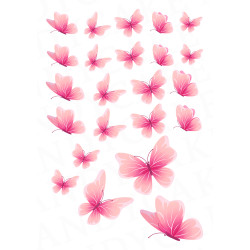 Cake Toppers on Icing sheet A5