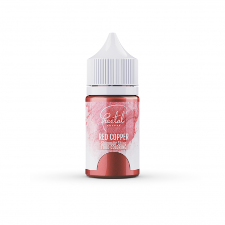 FRACTAL Red Copper ShimmAir Shine E171-free food colouring