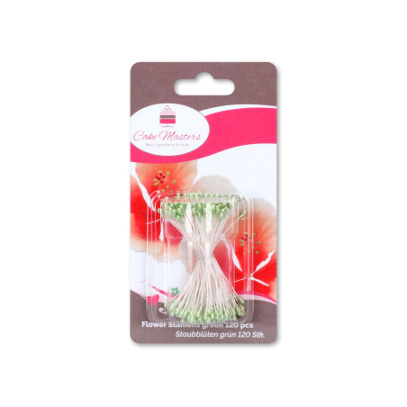 Flower Stamens Green set of 120