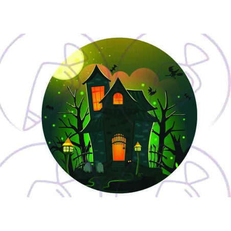 Halloween & Winter Icing sheet A4 20cm circle