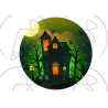 Halloween & Winter Icing sheet A4 20cm circle