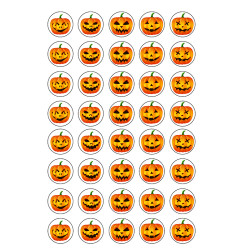 Halloween Icing Sheet toppers A5