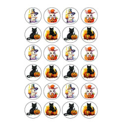 Halloween Icing Sheet Toppers A4