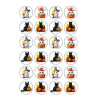 Halloween Icing Sheet Toppers A4