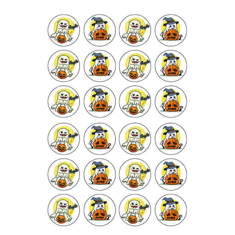 Halloween Wafer Paper Toppers 0.35mm A5
