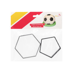 Soccer - Football pattern cutter set of 2 normal size