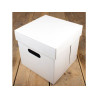 Cake Box White 25.5x25.5x25cm
