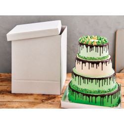 Cake Box 37x37x45cm white