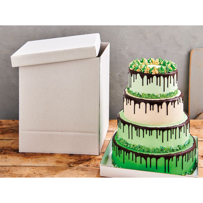 Cake Box 37x37x45cm white