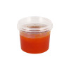 Peach Melba concentrate with alcohol
