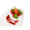 Strawberry concentrate with alcohol