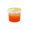 Orange concentrate with alcohol