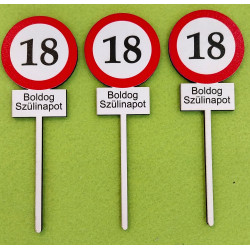 Sebesség korlátozó Boldog szülinapot beszúró