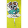 Happy Birthday Cake Topper Koala