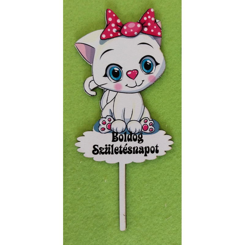 Macskás cicás  Boldog Születésnapot beszúró