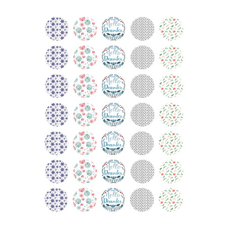 Christmas Icing Sheet A4