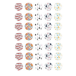 Christmas Wafer Paper 0.35mm A4