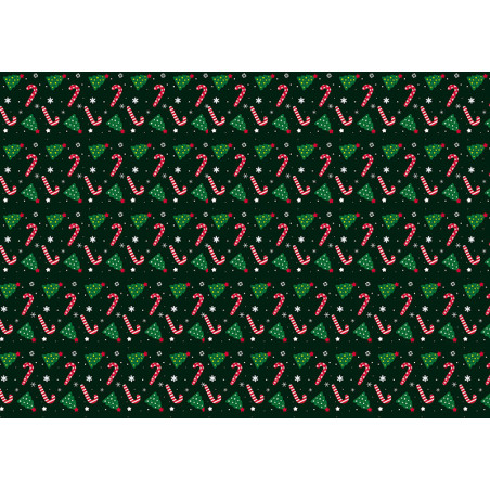 Chocolate transfer foil A4 Xmas