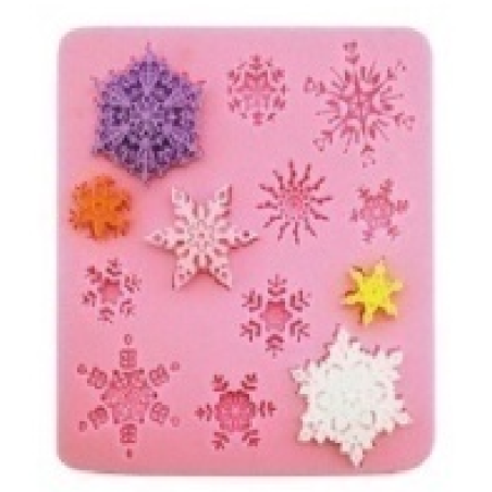 Snowflakes silicone mold