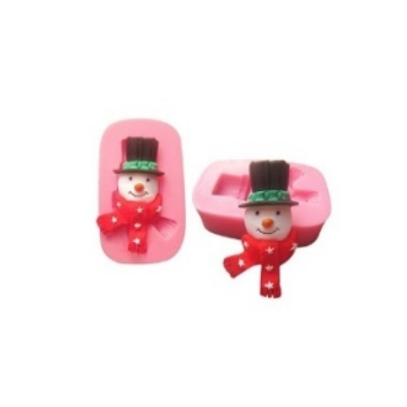 Snowman silicone mold