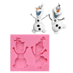 Olaf snowman silicone mold