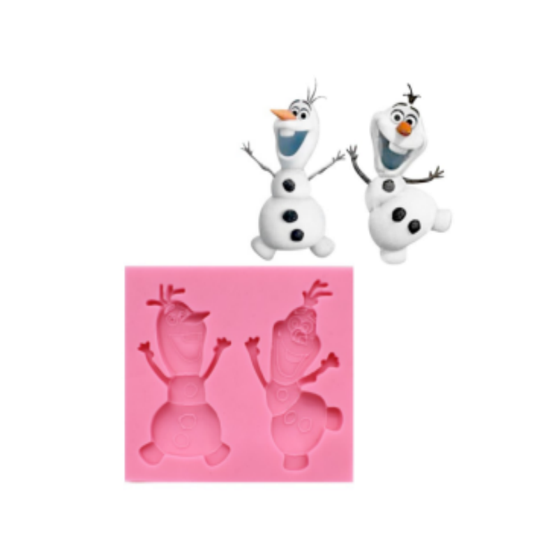Olaf snowman silicone mold