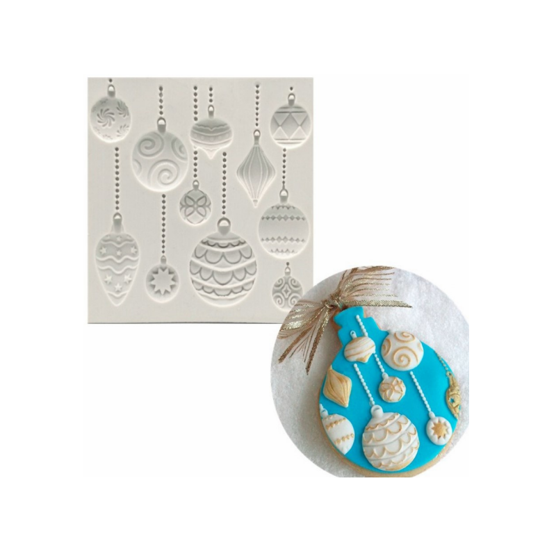 Christmas tree decoration silicone mold