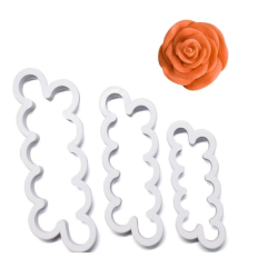 Plastic Rose Cutter set of 3