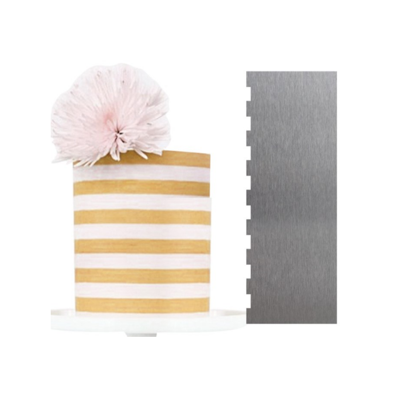 Stainless Steel Double-sided Cake Scraper Different Designs