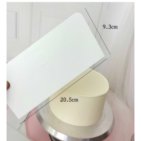 Cake Scraper Straight 200x93mm