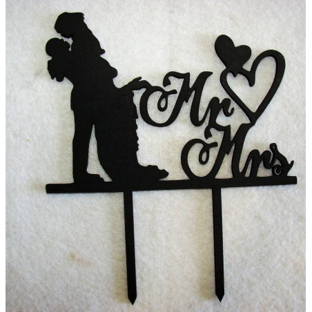 Romantique Wedding Cake Topper