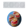 Szilikon dekor forma rózsaablak
