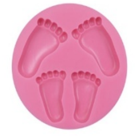 Baby soles silicone mold