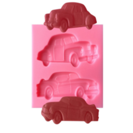 Retro cars silicone mold