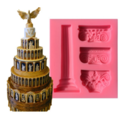 Ancient columns silicone mold