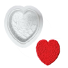 Heart & Flowers Mousse Silicone Mold