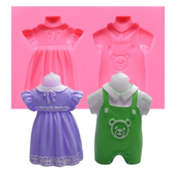 Baby clothes silicone mold